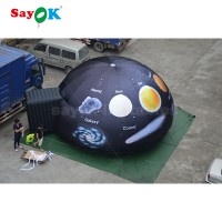 6m star inflatable planetarium dome projection inflatable cinema full print