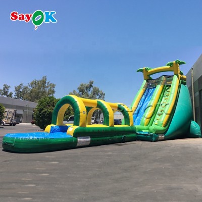 Giant Largest City Water Slide Inflatable For Sale Inflatable Water Slide With Pool Durable Inflat Big Slide