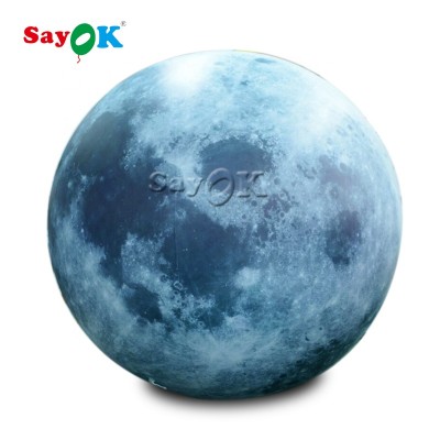 Spectacular Giant Inflatable Planet Inflatable Led Lighting Inflatable Moon Planets For Exhibition Display Decoration