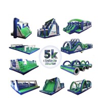 5K Outdoor inflatable obstacle course equipment for adults